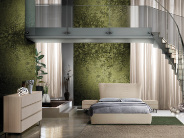 EOS - Wooden bedside table with drawers by CASA +39 - view 3